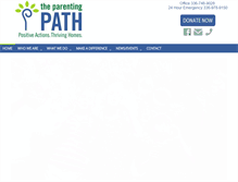 Tablet Screenshot of parentingpath.org